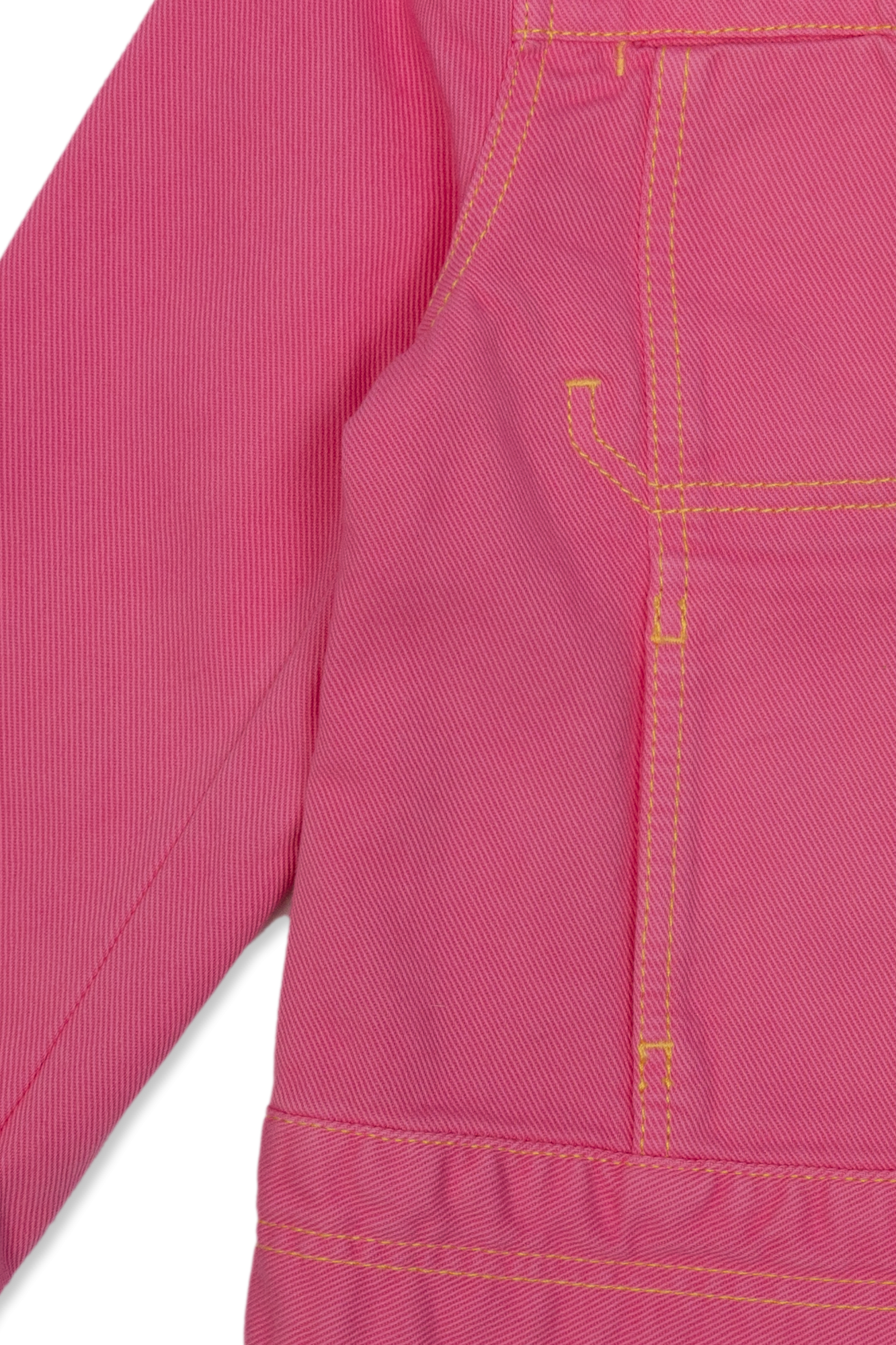 Kids pink denim outlet jacket